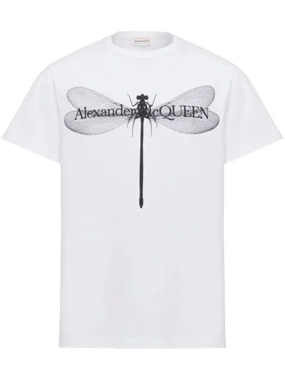 Shop Alexander Mcqueen T-shirt Clothing In White