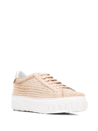 Shop Casadei Off Road Sneakers In Pink