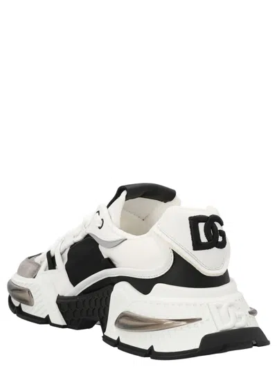 Shop Dolce & Gabbana 'runway' Sneakers In White/black