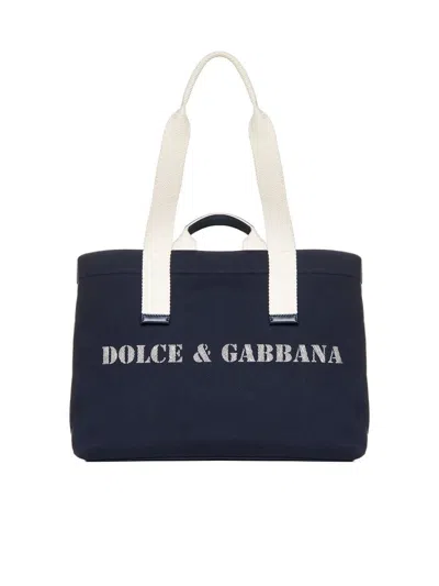 Shop Dolce & Gabbana Bags In Dg Bco Fdo Blu