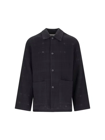 Shop Our Legacy Haven Technical Fabric Overshirt In Black