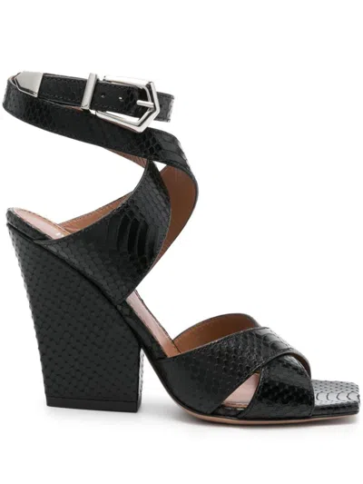 Shop Paris Texas Arizona Sandal In Black