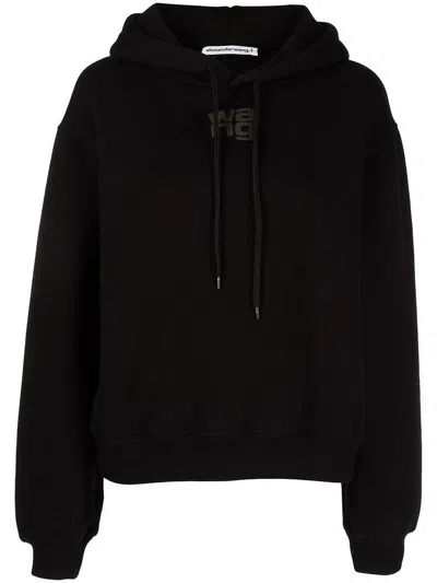 Shop Alexander Wang T T By Alexander Wang Essential Sweatshirt In Black