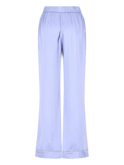 Shop Alexander Wang Loose Pants In Blue
