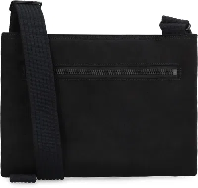 Shop Y-3 Adidas Sacoche Fabric Shoulder Bag In Black