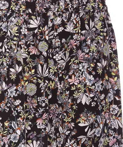 Zadig & Voltaire Zadig&voltaire Black Multicolour Silk Skirt In Black