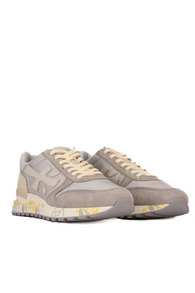 Shop Premiata Mick 6615 Sneakers In Beige