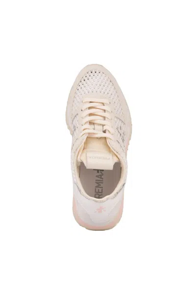 Shop Premiata Seand 6754 Sneakers In Bianco