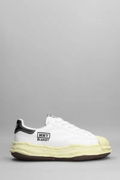 Miharayasuhiro Blakey Sneakers In White Canvas In White