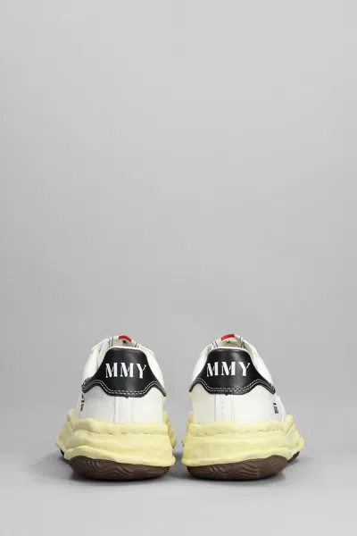 Miharayasuhiro Blakey Sneakers In White Canvas In White