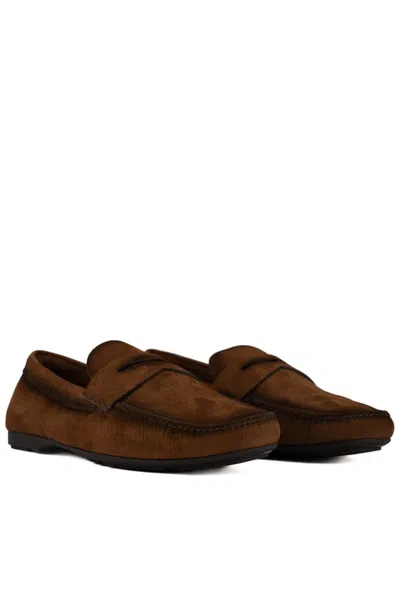 Shop Church's Silverstone Nubuck Loafers In Brown