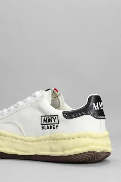 Miharayasuhiro Blakey Sneakers In White Canvas In White