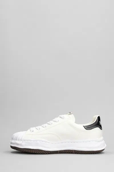Miharayasuhiro Maison Mihara Yasuhiro Blakey Original Sole Leather Low-top Sneakers In White