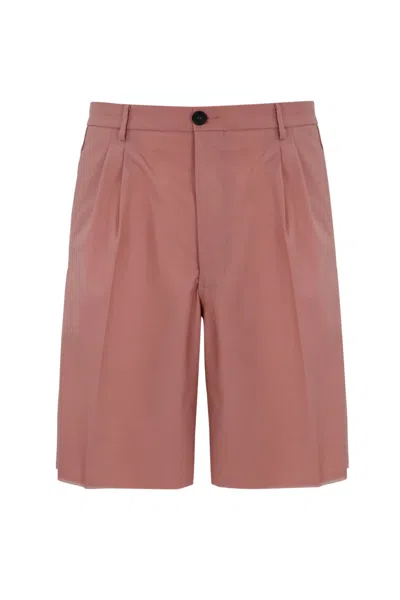 Shop Amaranto Bermuda Shorts Blush