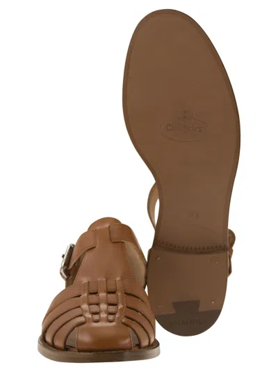 Shop Church's Kelsey - Prestige Calfskin Sandal In Leather