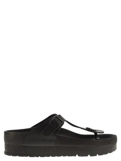 Shop Birkenstock Gizeh Platform - Flip-flops With Platform In Black