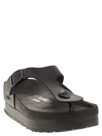 Shop Birkenstock Gizeh Platform - Flip-flops With Platform In Black