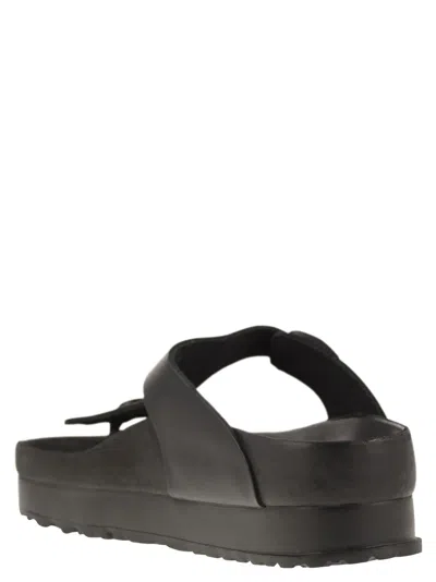 Shop Birkenstock Gizeh Platform - Flip-flops With Platform In Black