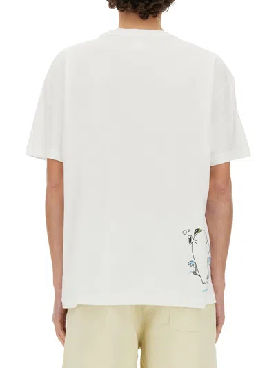 Shop 3paradis 3.paradis X Edgar Plans T-shirt In Bianco