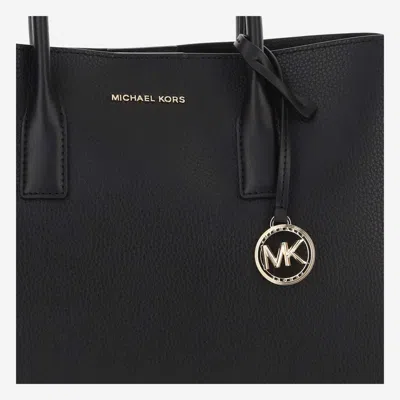 Shop Michael Kors Ruthie Large Leather Handbag In Black