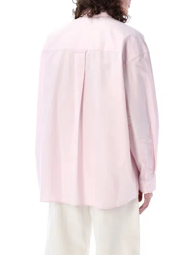 Shop Studio Nicholson Ruskin Shirt In Miami Pink