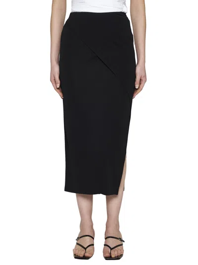 Shop Diane Von Furstenberg Skirt In Black
