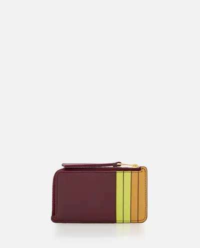 Shop Loewe Puzzle Coin Leather Cardholder In Multicolour
