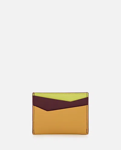 Shop Loewe Puzzle Plain Leather Cardholder In Multicolour