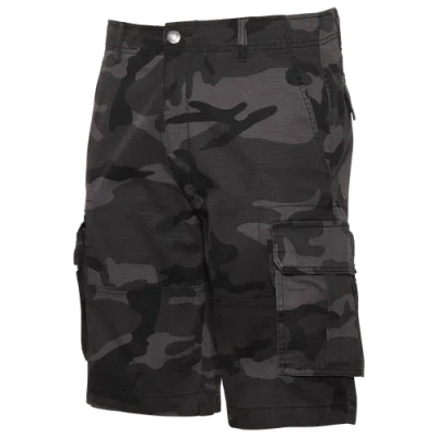 Shop Csg Mens  Essential Cargo Shorts In Black