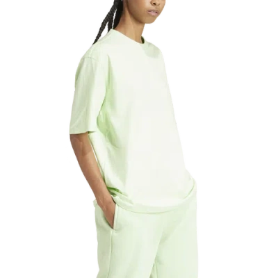 Shop Adidas Originals Womens  Adicolor Essentials T-shirt In Semi Green Spark