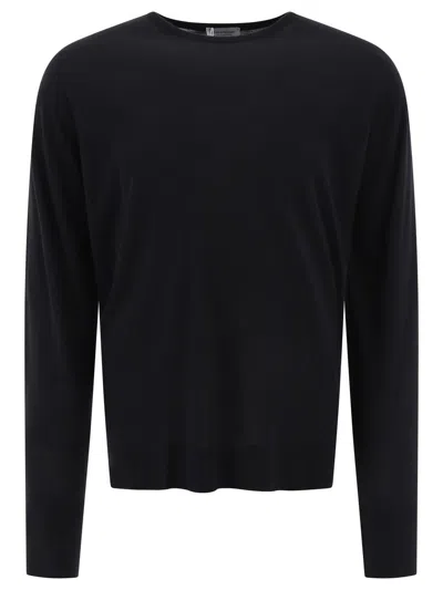 Shop John Smedley "marcus" Sweater In Black