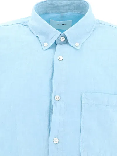Shop Nn07 Nn.07 "arne" Shirt In Blue