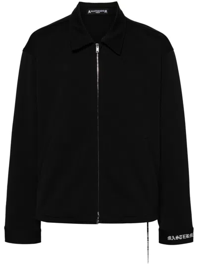 Shop Mastermind Japan Black Zip-up Jacket