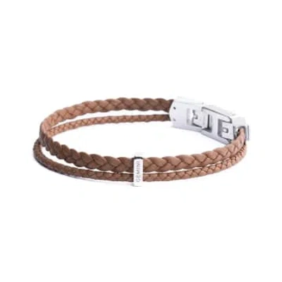 Shop Gemini Xtra Small And Small Light Brown Duo Bracelet