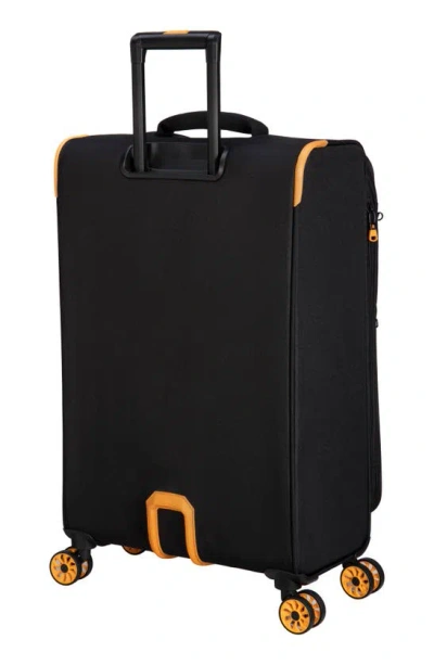 Shop It Luggage Mega Lite 25-inch Softside Spinner Luggage In Black