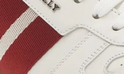 Shop Bally Aseo Runner Sneaker In White,calf,plain