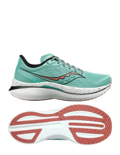 Saucony Women's Endorphin Speed 3 Shoes - B/medium Width In Sprig/black/vert In Green