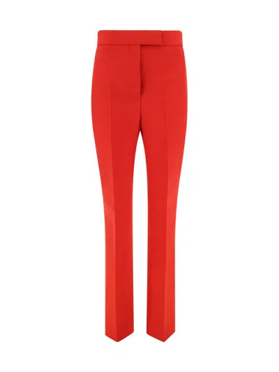 Shop Ferragamo Pants In Red