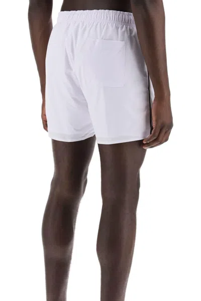 Shop Hugo Boss "seaside Bermuda Shorts With Tr In White