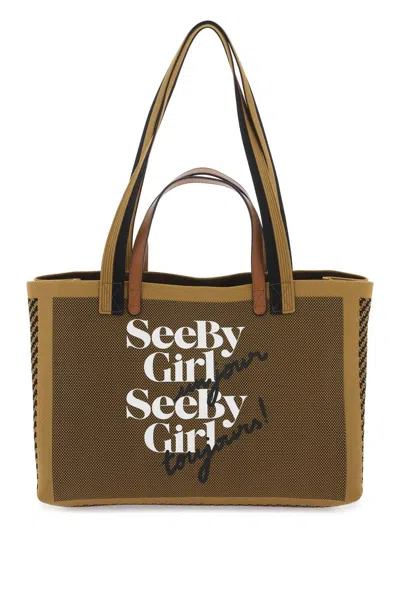 Shop See By Chloé "see By Girl Un Jour Tote In Brown