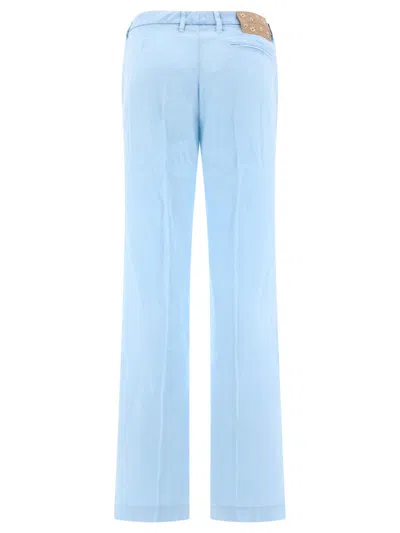 Shop Jacob Cohen "selena" Trousers In Blue