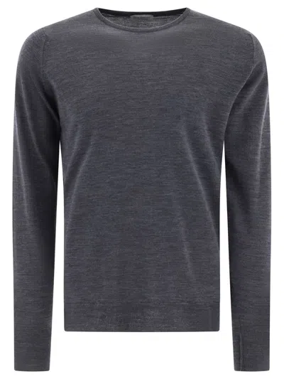 Shop John Smedley "marcus" Sweater In Grey