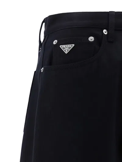 Shop Prada Jeans In Black