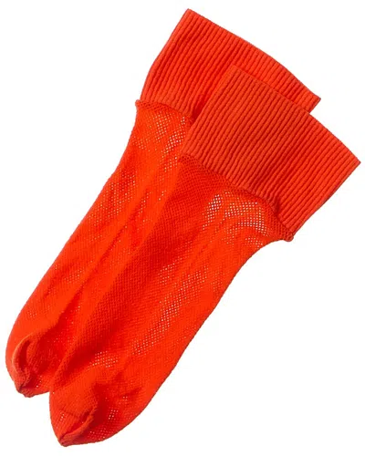 Shop Wolford Roller Sock In Orange