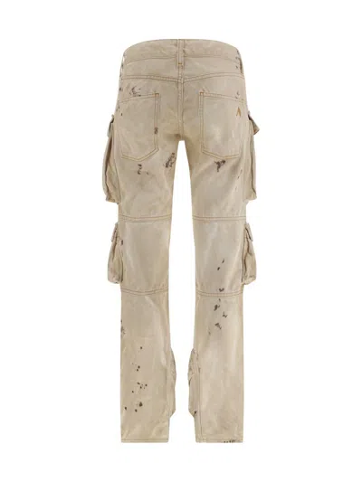 Shop Attico The  Pants In Natural Marble