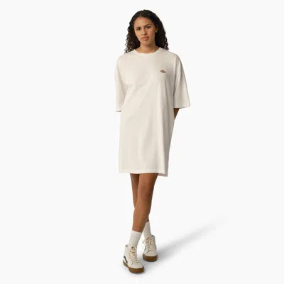 Shop Dickies Women's Mapleton T-shirt Dress In White