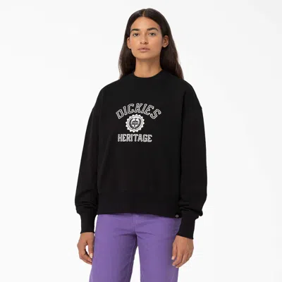 Shop Dickies Women's Oxford Sweatshirt In Black