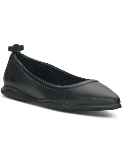 Shop Vince Camuto Bendreta Womens Leather Pointed Toe Loafers In Black
