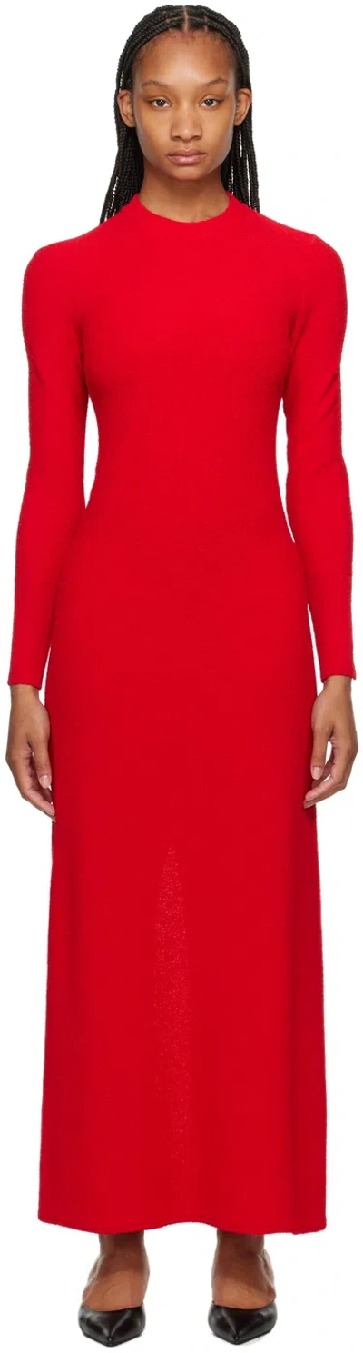 Shop Proenza Schouler Red Lara Maxi Dress In 600 Red