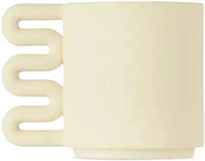 Shop Lolly Lolly Ceramics Off-white 12/100 Mug In Coffee Cream